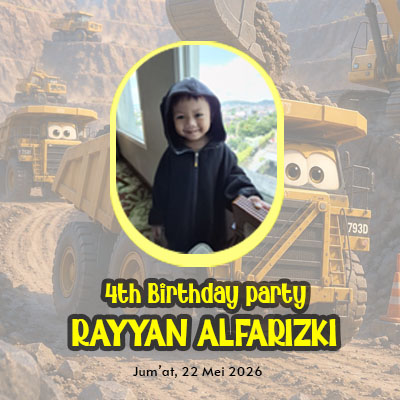 Ultah Rayyan Ultah Rayyan