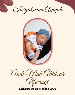 Aqiqah Andi Muh Abidzar Alfarizqi Aqiqah Andi Muh Abidzar Alfarizqi